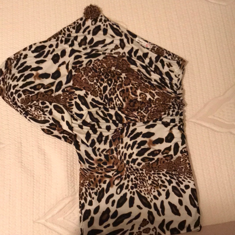 Leopard print dress